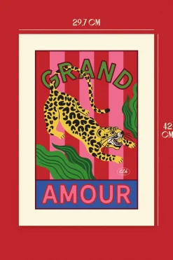 Décorations<Make My Lemonade AFFICHE A3 GRAND AMOUR LEOPARD