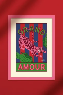 Décorations<Make My Lemonade AFFICHE A4 GRAND AMOUR LEOPARD