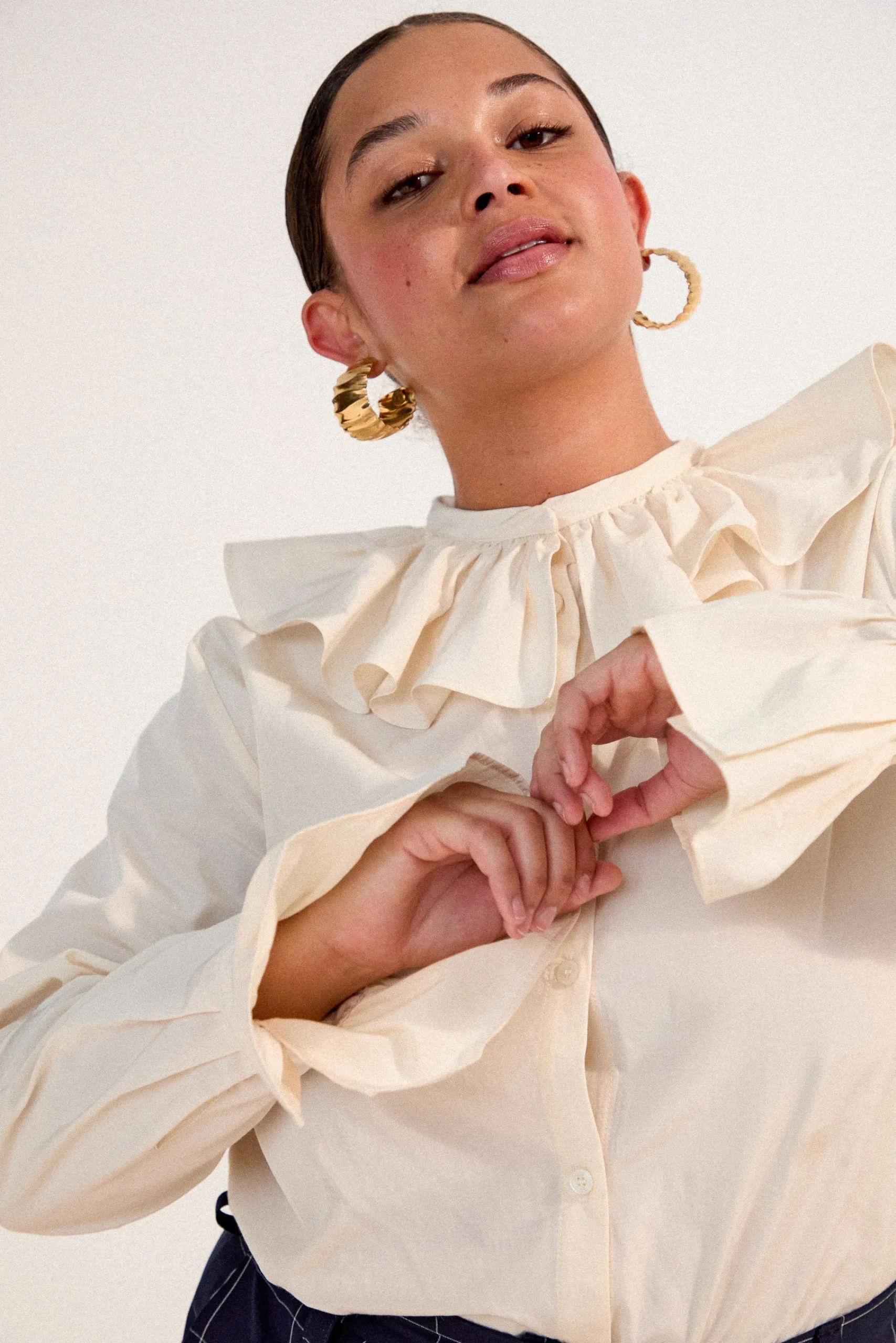 Tops & T-Shirts<Make My Lemonade BLOUSE FIGARO ECRU