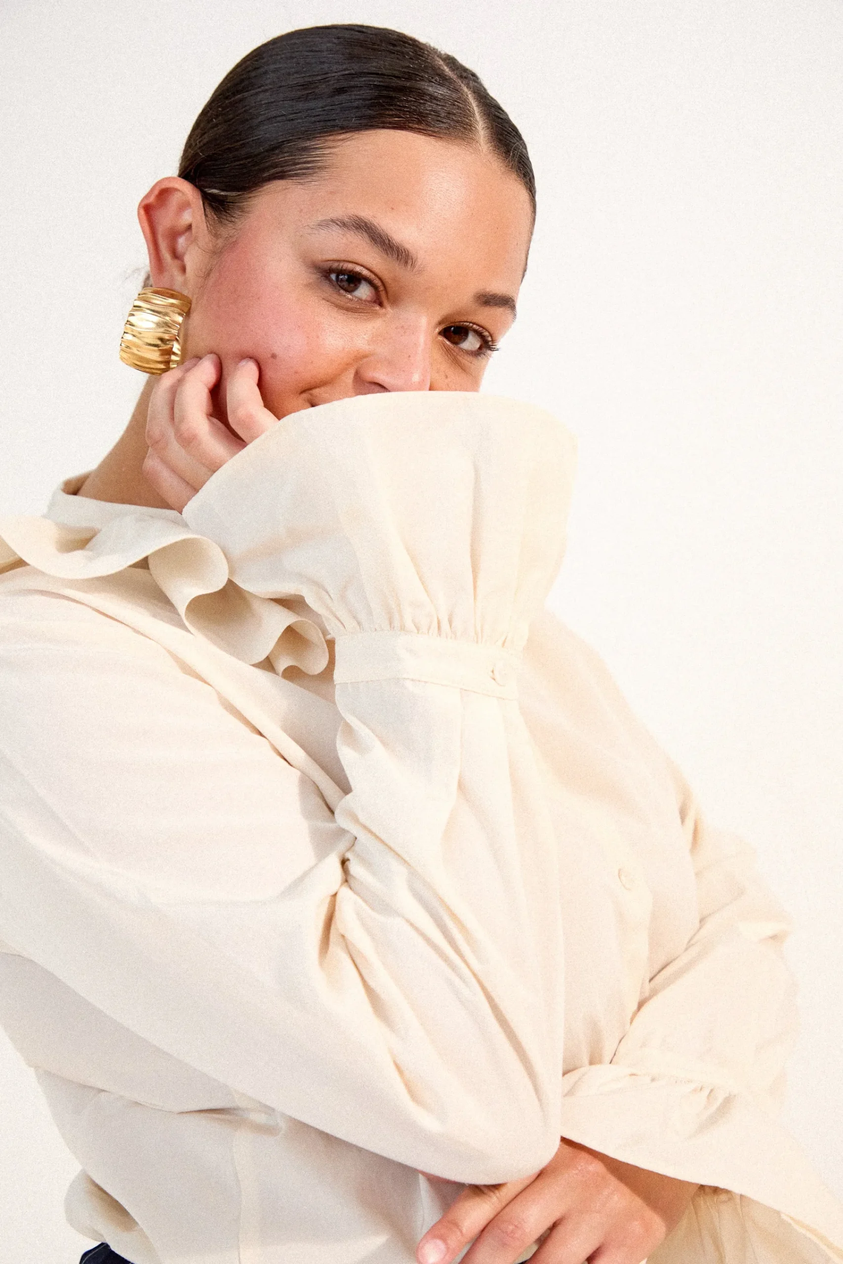 Tops & T-Shirts<Make My Lemonade BLOUSE FIGARO ECRU