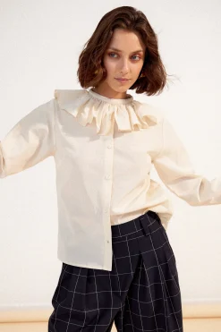 Tops & T-Shirts<Make My Lemonade BLOUSE FIGARO ECRU