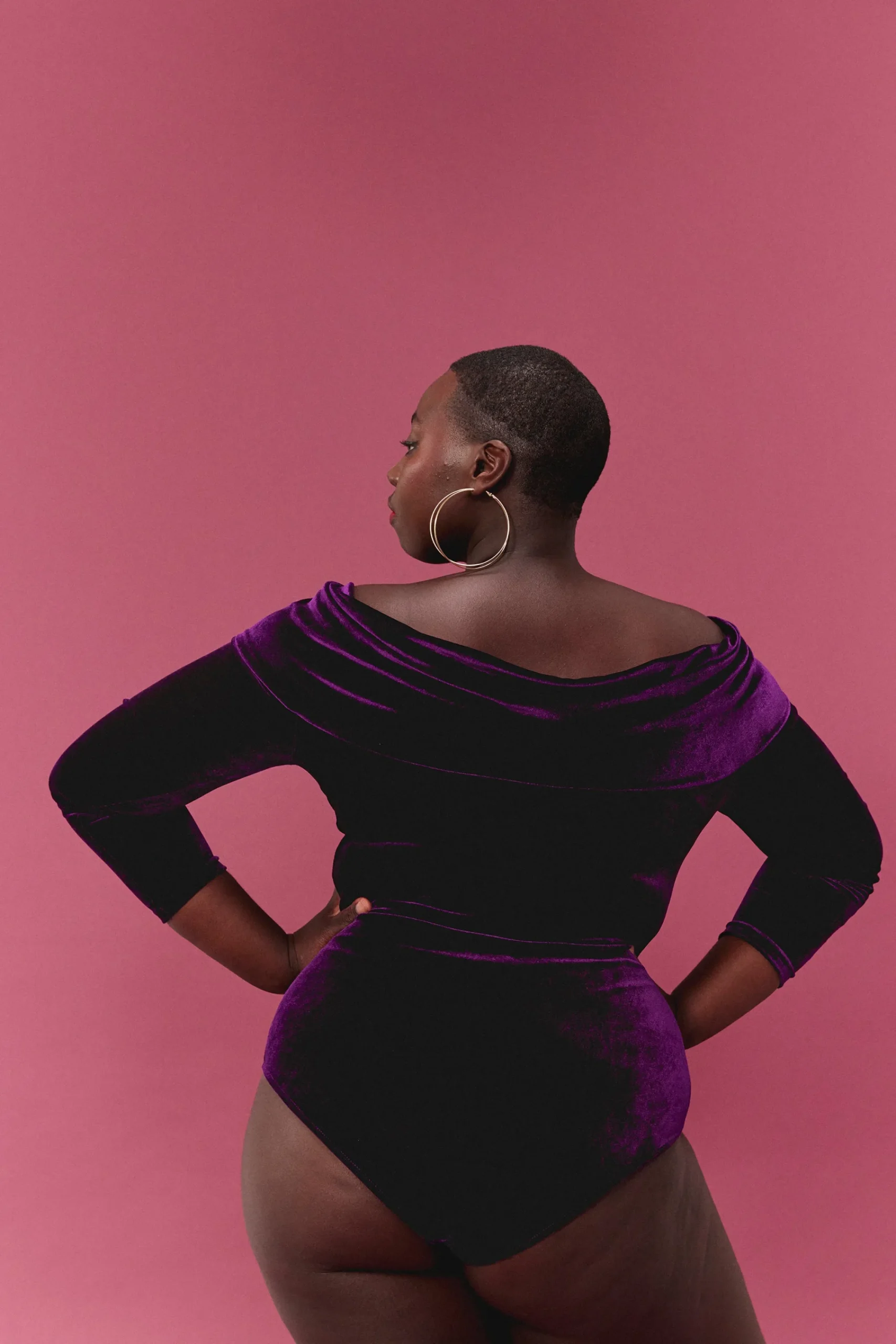 Bodys<Make My Lemonade BODY BEATRICE VELOURS PURPLE