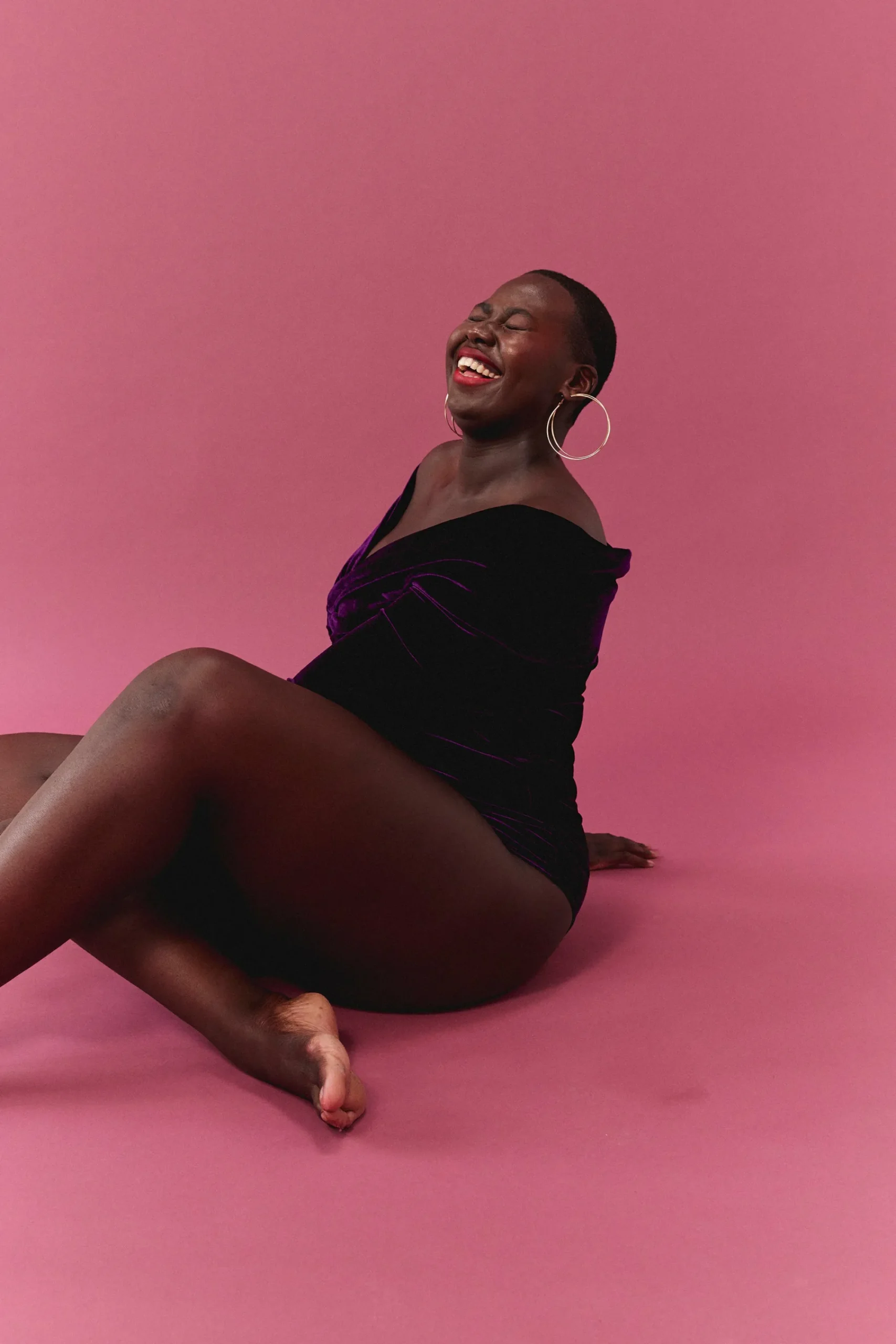 Bodys<Make My Lemonade BODY BEATRICE VELOURS PURPLE