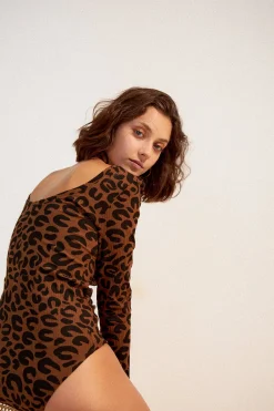 Bodys<Make My Lemonade BODY HUGO NEW LEOPARD