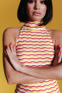 Bodys<Make My Lemonade BODY POLLY RAYURES WAVY