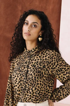 Tops & T-Shirts<Make My Lemonade CHEMISE CHARLIE LEOPARD