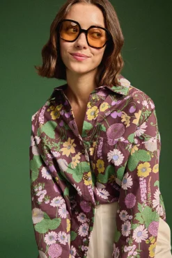 Tops & T-Shirts<Make My Lemonade CHEMISE OMER AUTUMN FLOWER MARKET