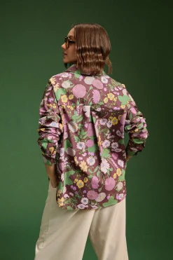 Tops & T-Shirts<Make My Lemonade CHEMISE OMER AUTUMN FLOWER MARKET