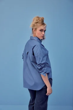 Tops & T-Shirts<Make My Lemonade CHEMISE OMER BLEU CERULEEN