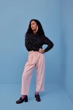 Tops & T-Shirts<Make My Lemonade CHEMISE OMER POLKA ROSE