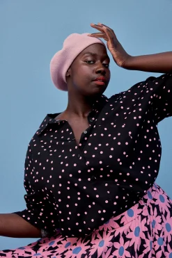 Tops & T-Shirts<Make My Lemonade CHEMISE OMER POLKA ROSE