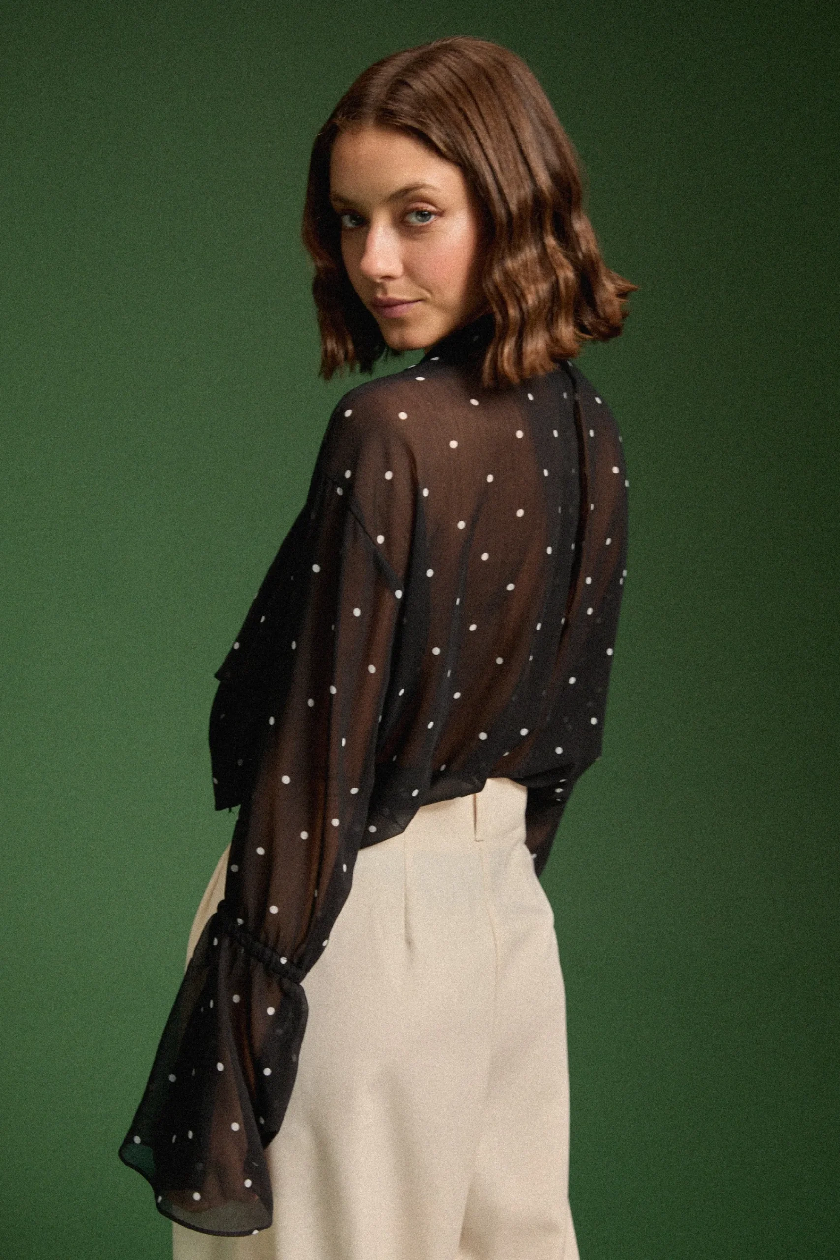 Tops & T-Shirts<Make My Lemonade CHEMISE RAQUEL BLACK POLKA