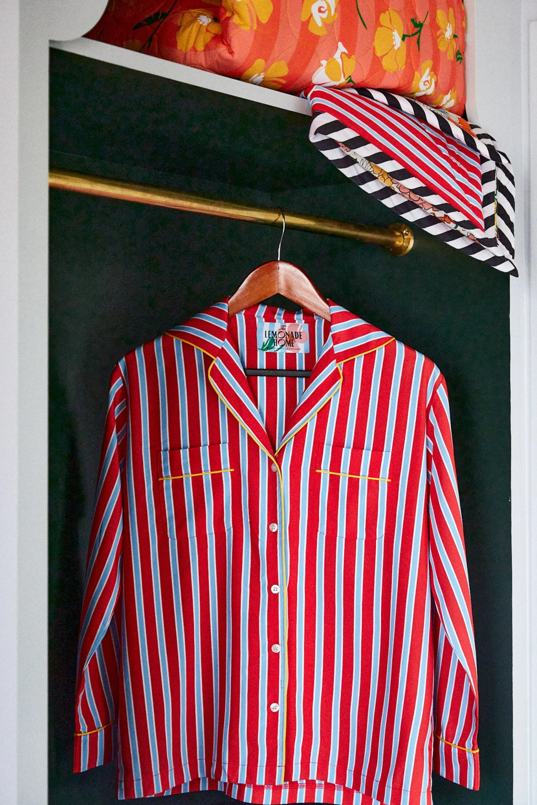 Le Linge|Homewear<Make My Lemonade CHEMISE ROMEO RED & BLUE