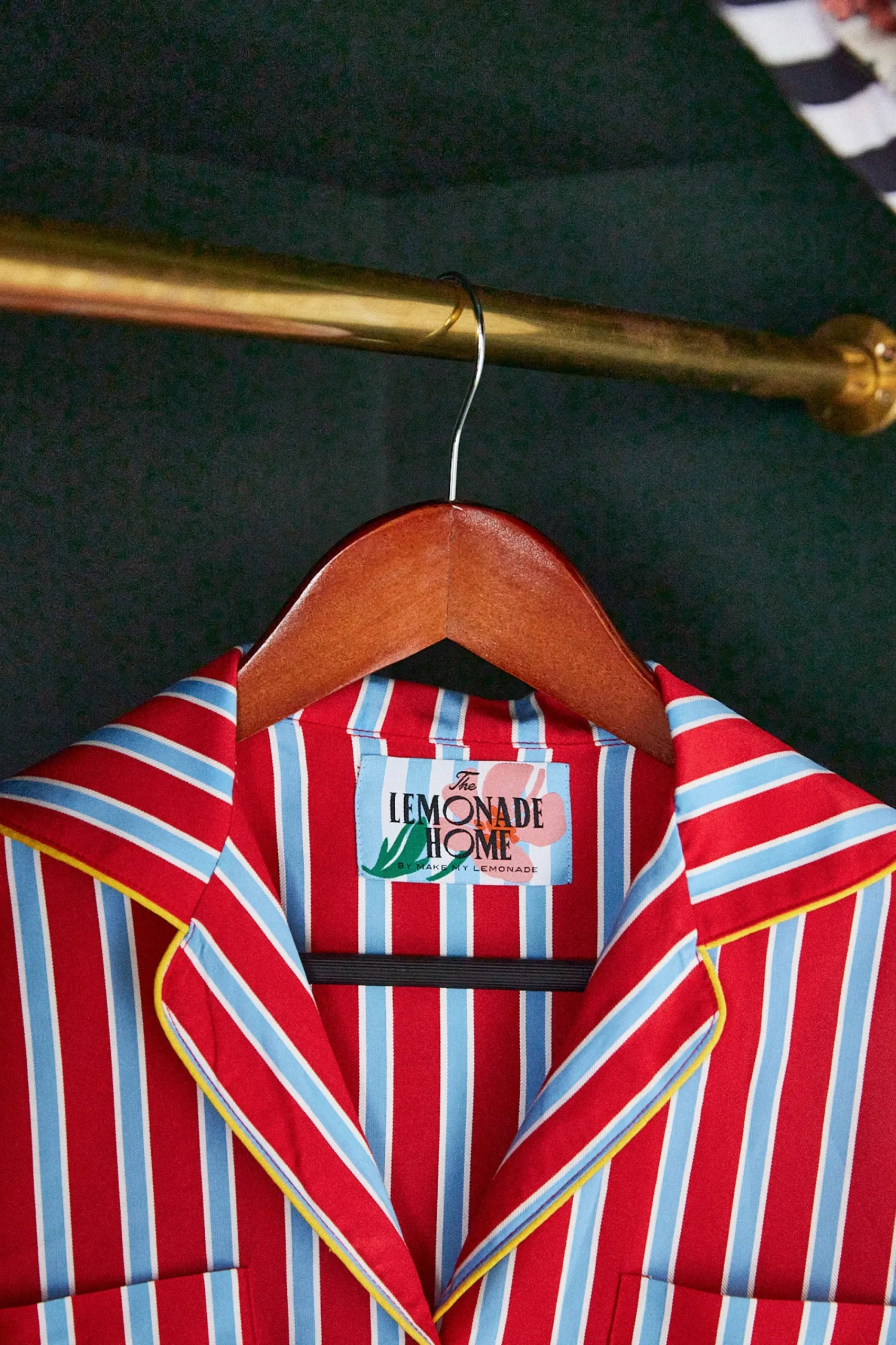 Le Linge|Homewear<Make My Lemonade CHEMISE ROMEO RED & BLUE