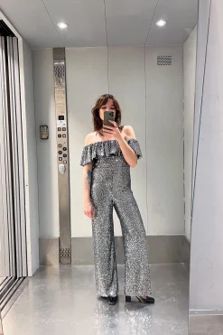 Robes & Combis<Make My Lemonade COMBI MONICA SEQUINS ARGENTE