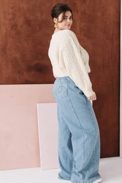 Denim|Pantalons<Make My Lemonade JEAN CLAUDE LIGHT BLUE