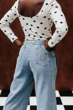 Denim|Pantalons<Make My Lemonade JEAN CLAUDE LIGHT BLUE