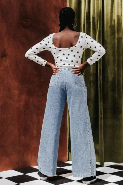 Denim|Pantalons<Make My Lemonade JEAN CLAUDE LIGHT BLUE