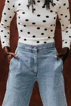 Denim|Pantalons<Make My Lemonade JEAN CLAUDE LIGHT BLUE