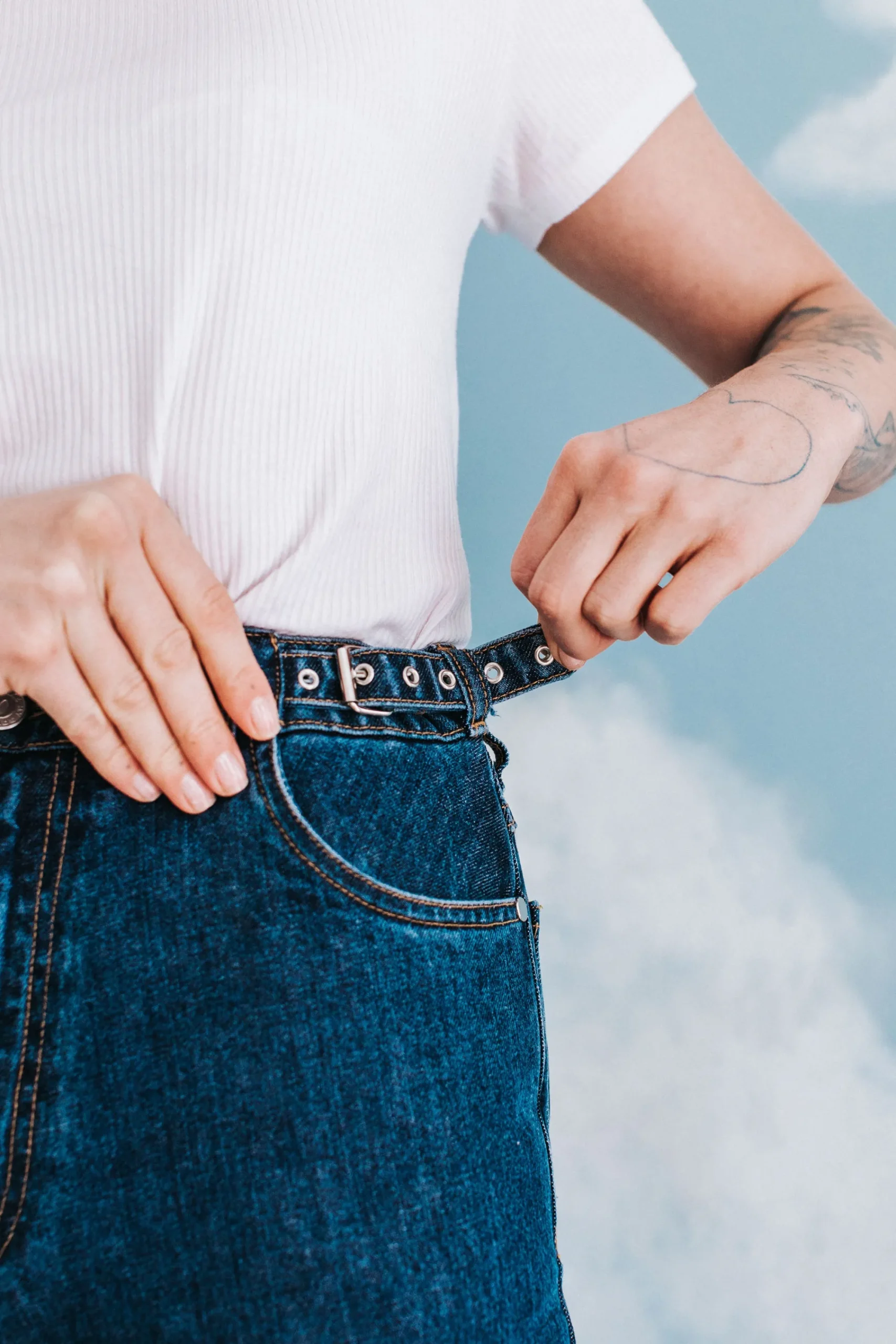 Denim|Pantalons<Make My Lemonade JEAN LOÏS DARK BLUE