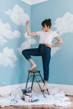 Denim|Pantalons<Make My Lemonade JEAN LOÏS DARK BLUE