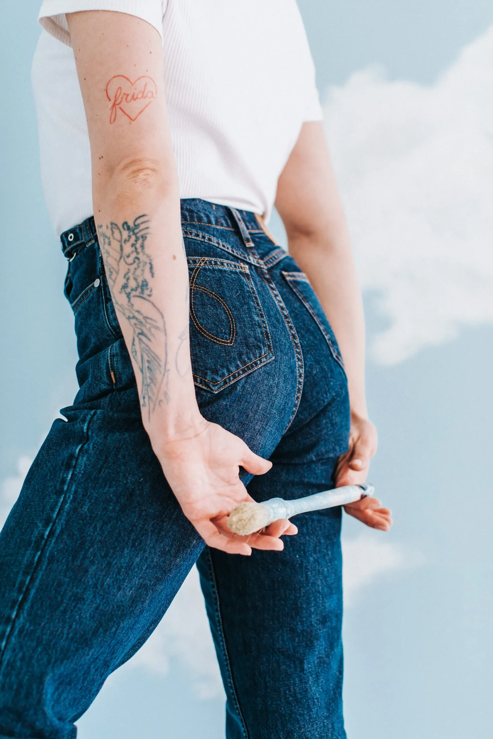 Denim|Pantalons<Make My Lemonade JEAN LOÏS DARK BLUE