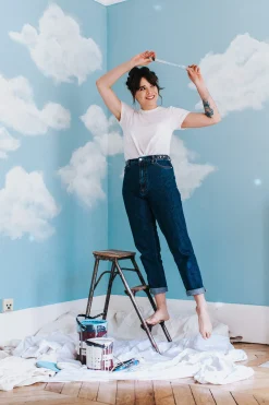 Denim|Pantalons<Make My Lemonade JEAN LOÏS DARK BLUE