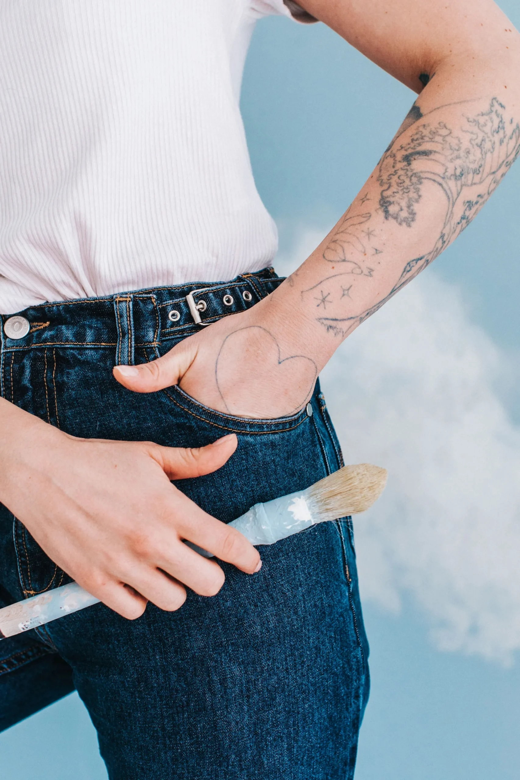 Denim|Pantalons<Make My Lemonade JEAN LOÏS DARK BLUE