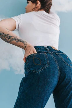 Denim|Pantalons<Make My Lemonade JEAN LOÏS DARK BLUE