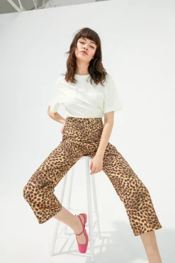 Denim|Pantalons<Make My Lemonade JEANS NELSON LEOPARD