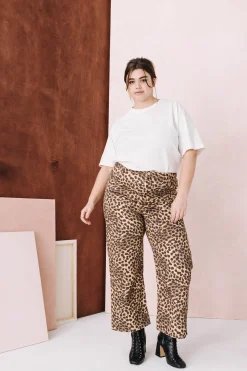 Denim|Pantalons<Make My Lemonade JEANS NELSON LEOPARD