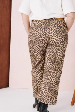 Denim|Pantalons<Make My Lemonade JEANS NELSON LEOPARD