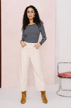 Denim|Pantalons<Make My Lemonade JEANS NELSON OFF WHITE