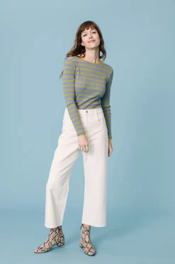 Denim|Pantalons<Make My Lemonade JEANS NELSON OFF WHITE