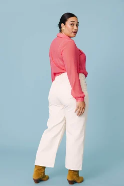 Denim|Pantalons<Make My Lemonade JEANS NELSON OFF WHITE