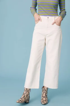 Denim|Pantalons<Make My Lemonade JEANS NELSON OFF WHITE