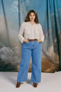 Denim|Pantalons<Make My Lemonade JEANS RIO LIGHT BLUE