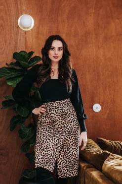 Jupes<Make My Lemonade JUPE ANAELLE LEOPARD