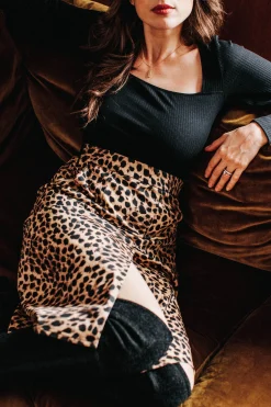 Jupes<Make My Lemonade JUPE ANAELLE LEOPARD