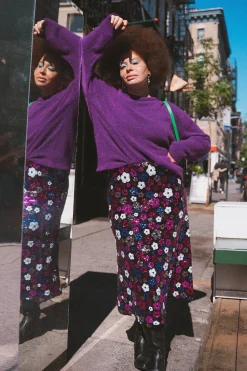 Jupes<Make My Lemonade JUPE NANA SEQUINS DAISY