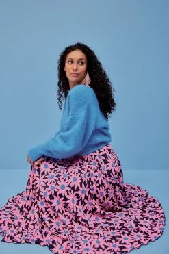 Jupes<Make My Lemonade JUPE PAULA FLEUR ROSE