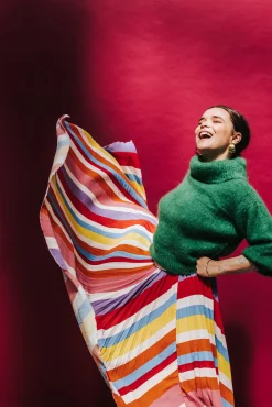 Jupes<Make My Lemonade JUPE PAULA RAYURES MULTICO