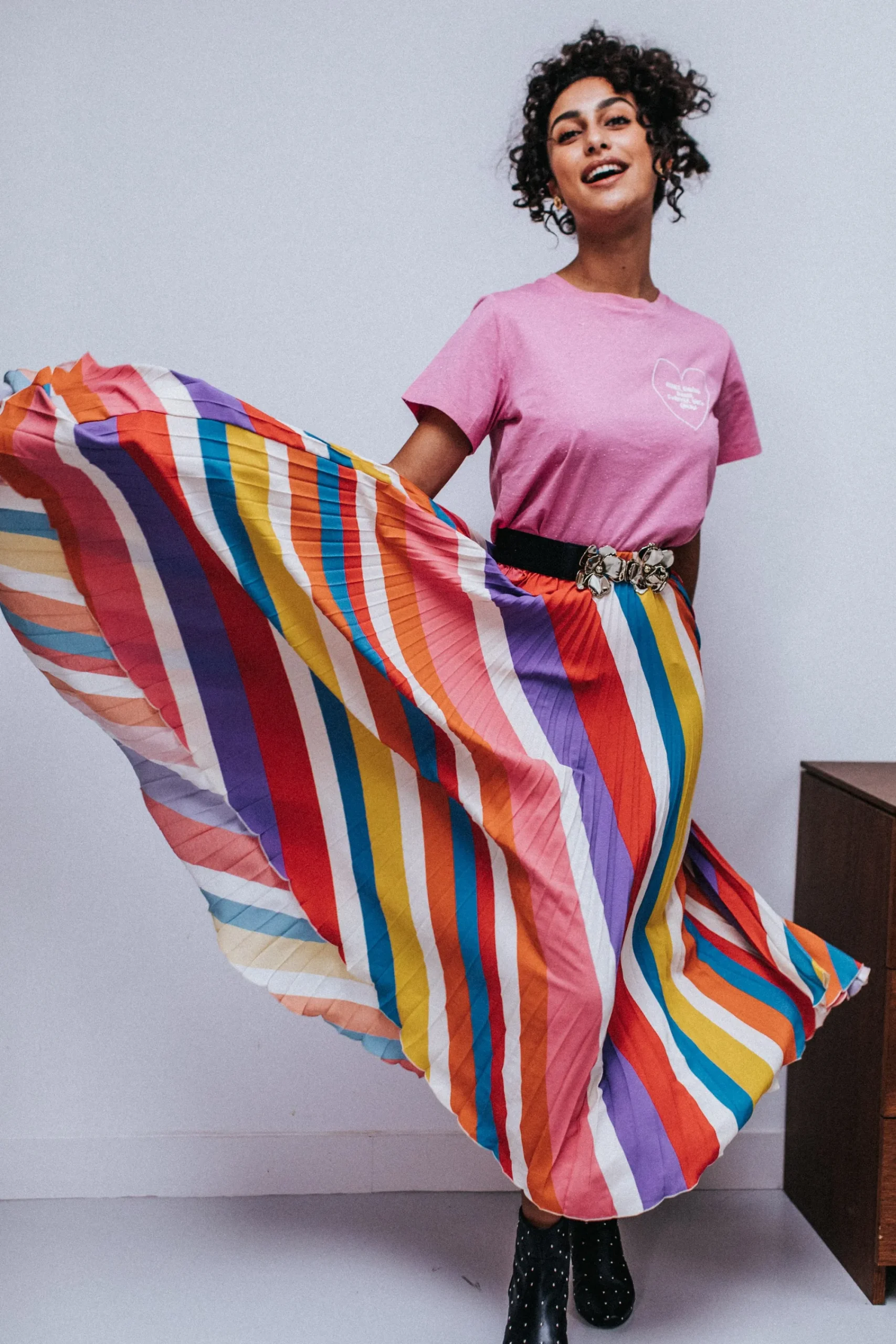 Jupes<Make My Lemonade JUPE PAULA RAYURES MULTICO