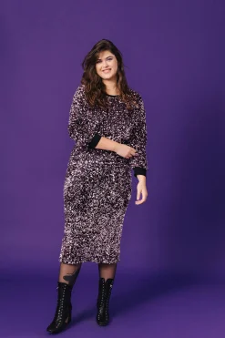 Jupes<Make My Lemonade JUPE SARAH SEQUINS ROSE