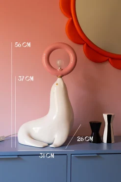 Lampes|Décorations<Make My Lemonade LAMPE PÉNÉLOPE BLANCHE