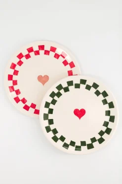 Art De La Table<Make My Lemonade LOT DE 2 ASSIETTES ELIZA CHESS