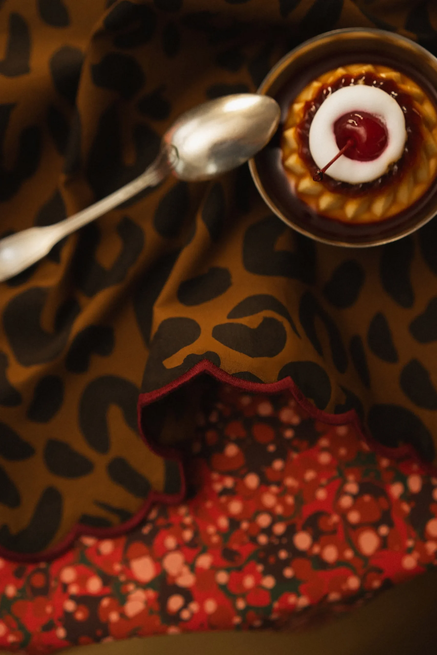 Art De La Table|Le Linge<Make My Lemonade LOT DE 2 SERVIETTES KATE LEOPARD