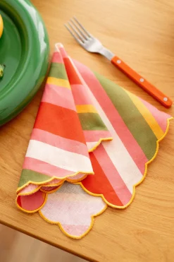 Art De La Table|Le Linge<Make My Lemonade LOT DE 2 SERVIETTES KATE MULTICO