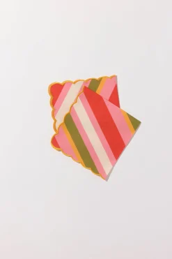 Art De La Table|Le Linge<Make My Lemonade LOT DE 2 SERVIETTES KATE MULTICO