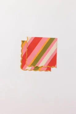 Art De La Table|Le Linge<Make My Lemonade LOT DE 2 SERVIETTES KATE MULTICO